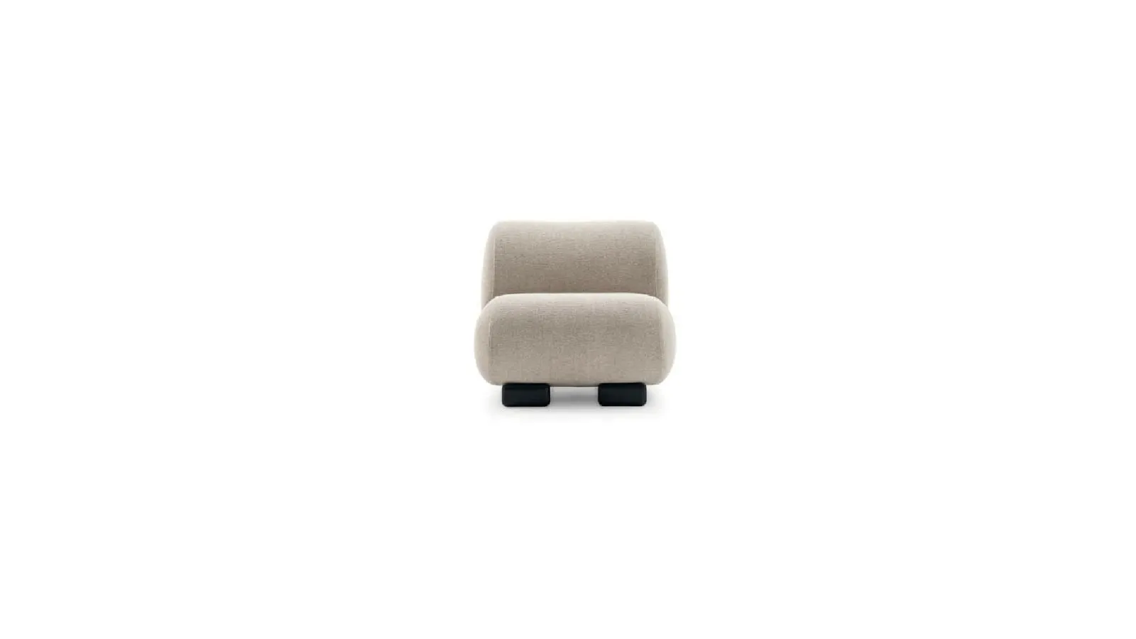 Wallaby armchair upholstered in fabric by Ditre Italia