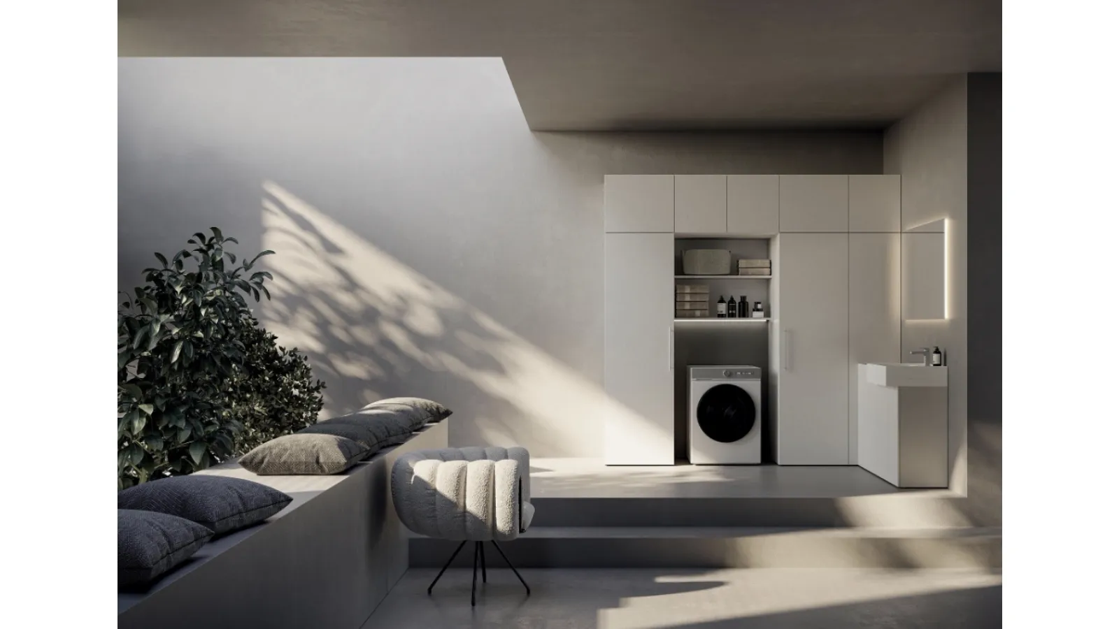 AB+ LD006 Bathroom Cabinet by Compab