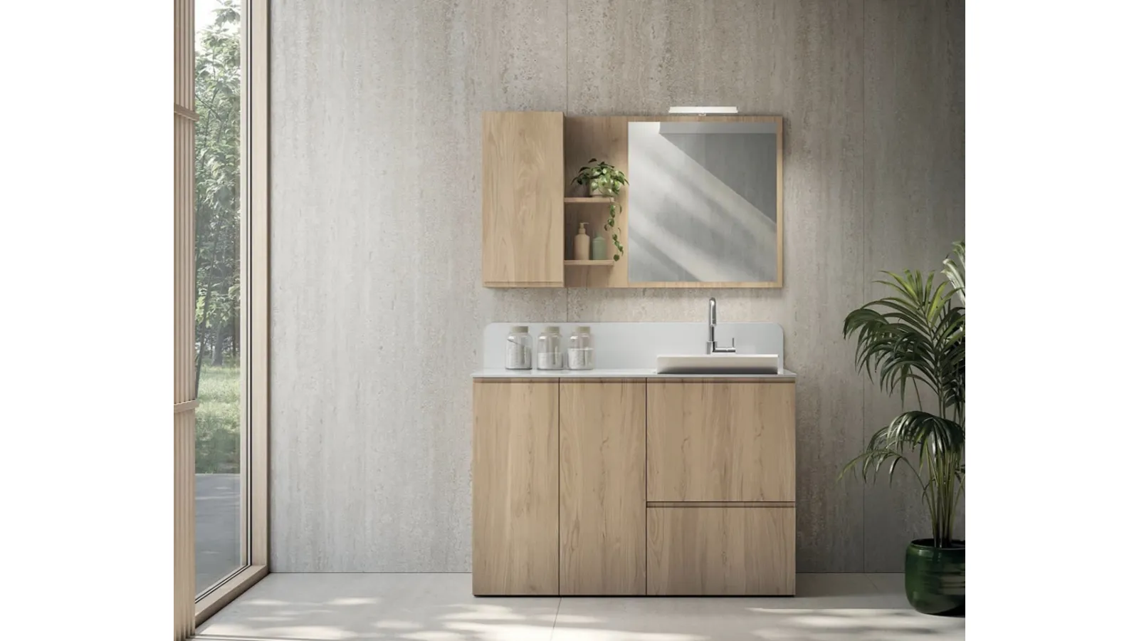 AB+ LG001 Bathroom Cabinet by Compab