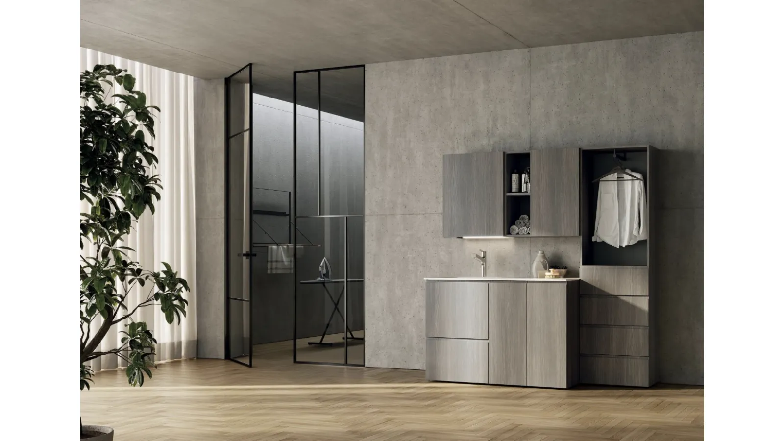 AB+ LG003 Bathroom Cabinet by Compab