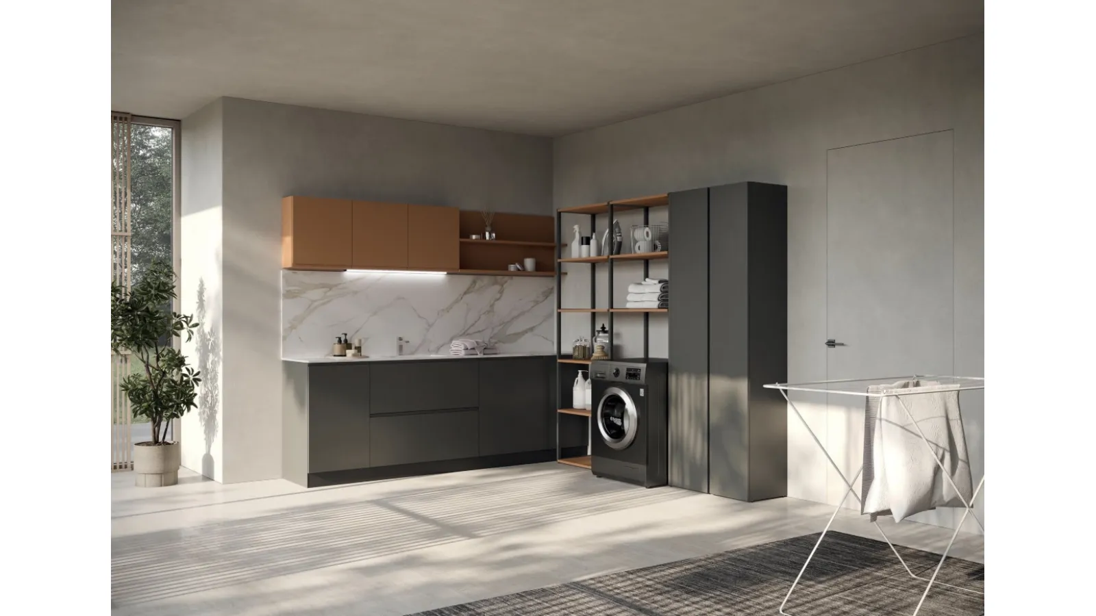 AB+ LG007 Bathroom Cabinet by Compab