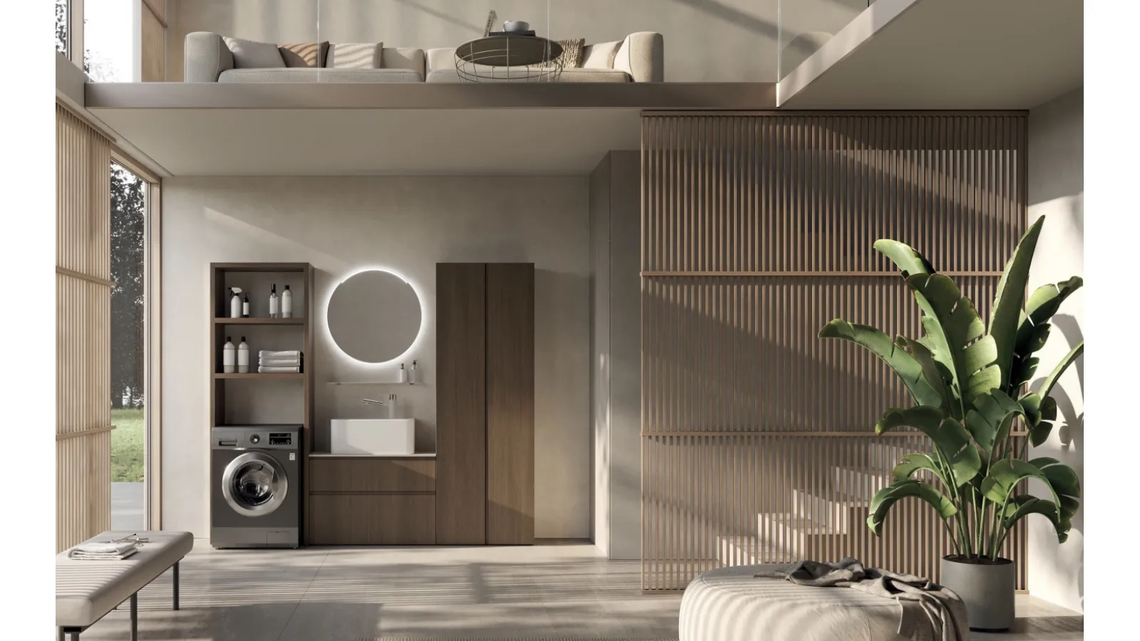AB+ LG012 Bathroom Cabinet by Compab