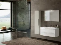 Suspended bathroom cabinet Block System Slim C40 by Baxar.