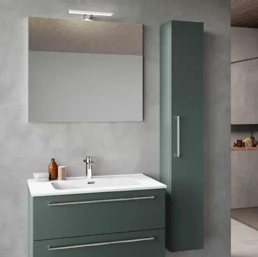 Wall-hung bathroom vanity Block System Slim C41 by Baxar