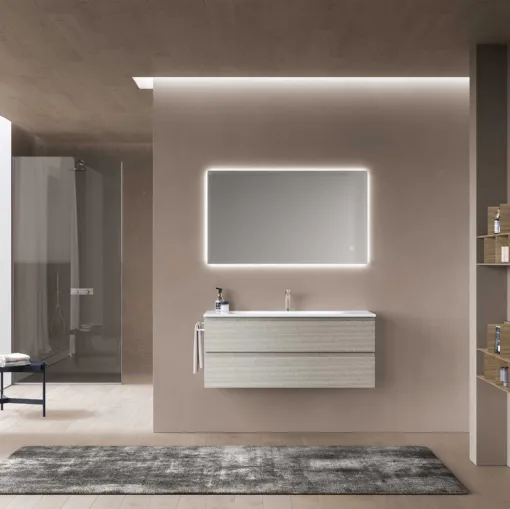 Suspended bathroom cabinet Block System Soft C20 by Baxar