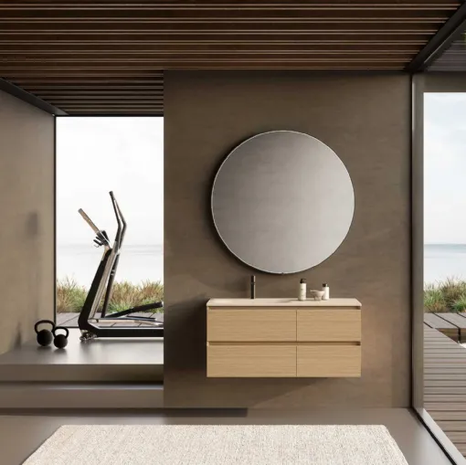 Suspended Soft System Block C21 Bathroom Furniture by Baxar