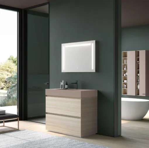 Bathroom furniture Block System Syntesi Box C24 by Baxar