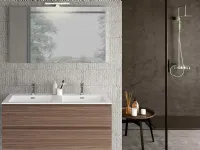 Suspended Bathroom Vanity Block System Syntesi C33 by Baxar.