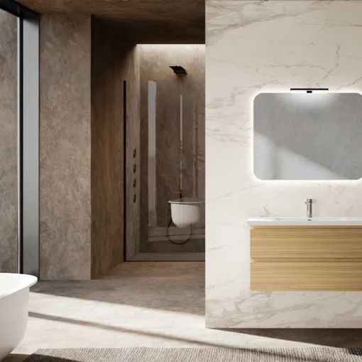 Bathroom furniture Block System Tak C36 by Baxar.