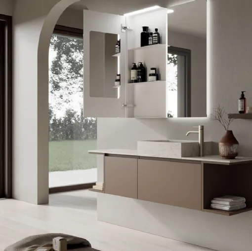 Suspended Bathroom Cabinet INK NK006 by Compab
