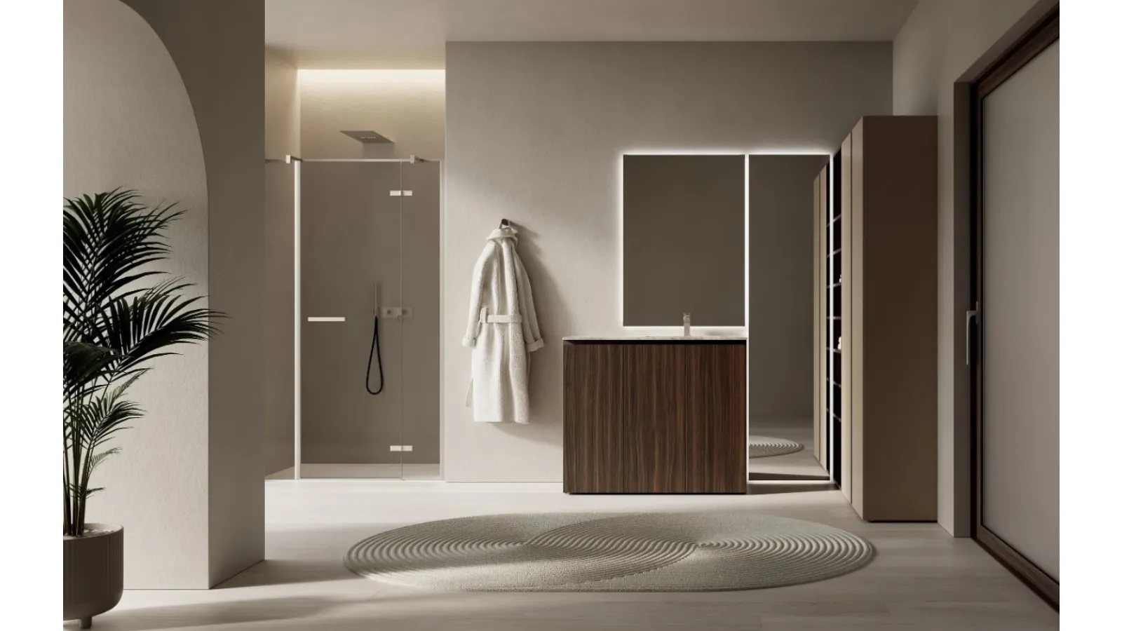 INK NK007 Bathroom Cabinet by Compab