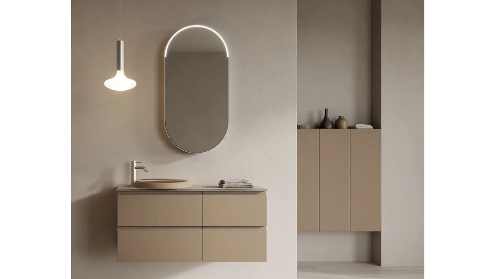 INK NK008 Wall-Mounted Bathroom Cabinet by Compab