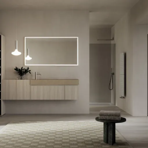 Suspended Bathroom Cabinet INK NK009 by Compab