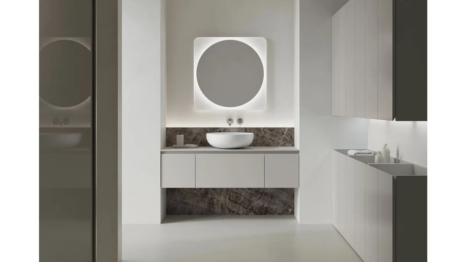 Suspended Bathroom Cabinet INK NK015 by Compab