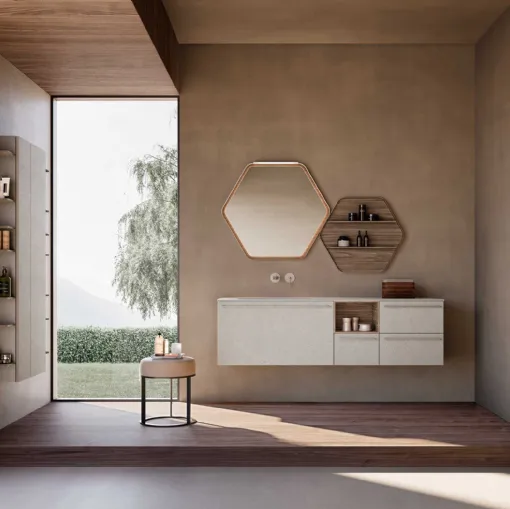 Suspended Bathroom Vanity Unit M System 035 by Baxar