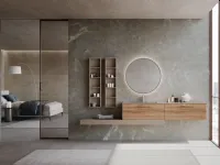 Suspended bathroom cabinet M System 042 by Baxar