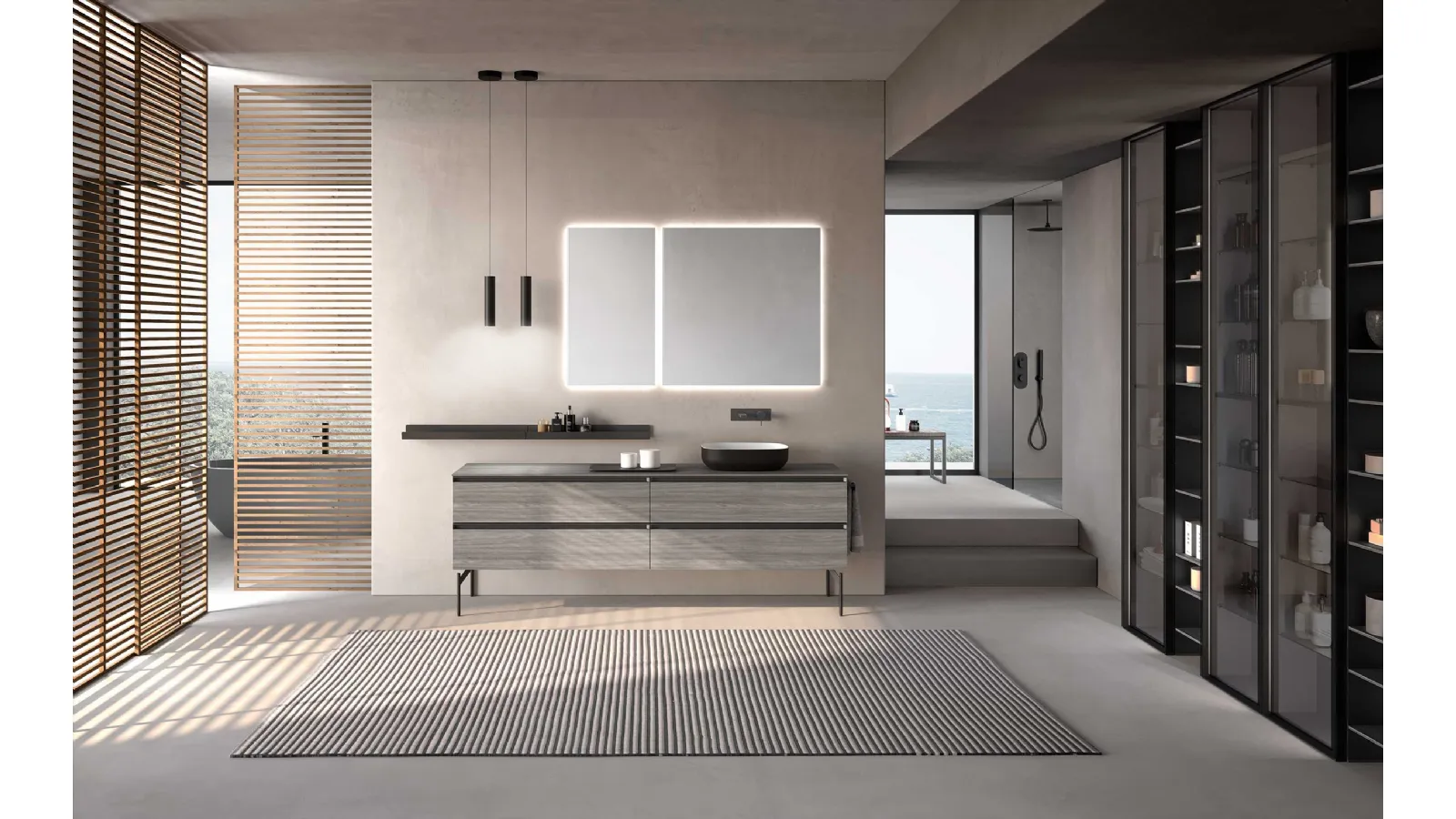 Bathroom Vanity Unit M1-System-131 Bax