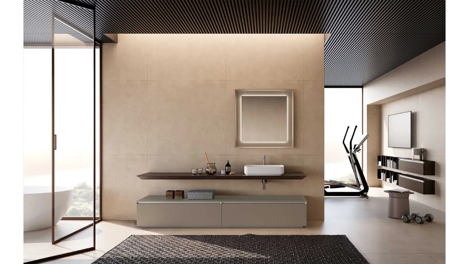 Bathroom furniture M1 System 132 by Baxar