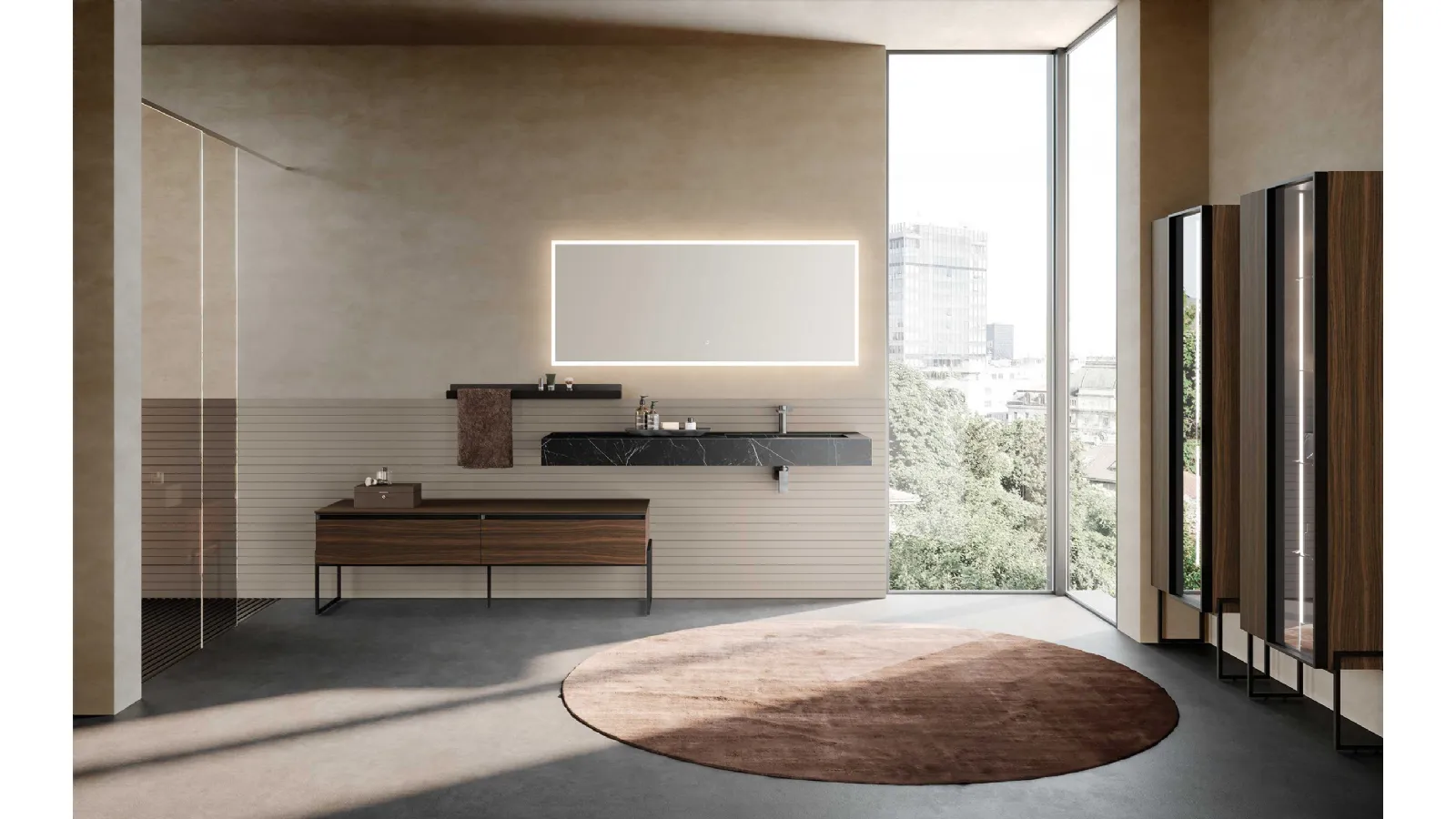 Bathroom furniture M1 System 133 by Baxar