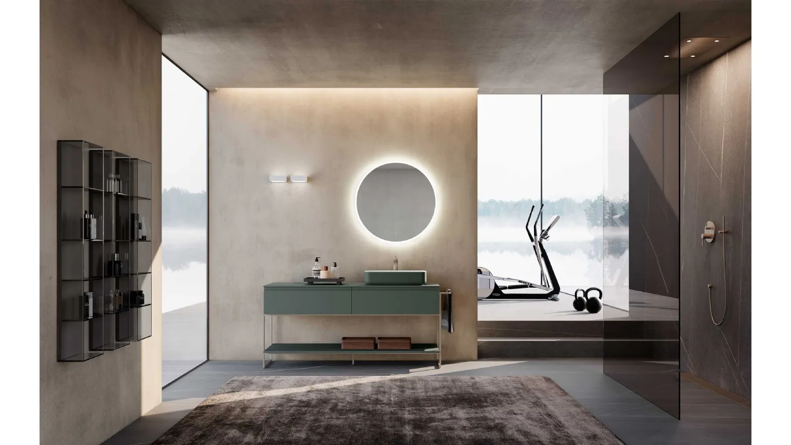 Bathroom furniture M1 System 134 by Baxar