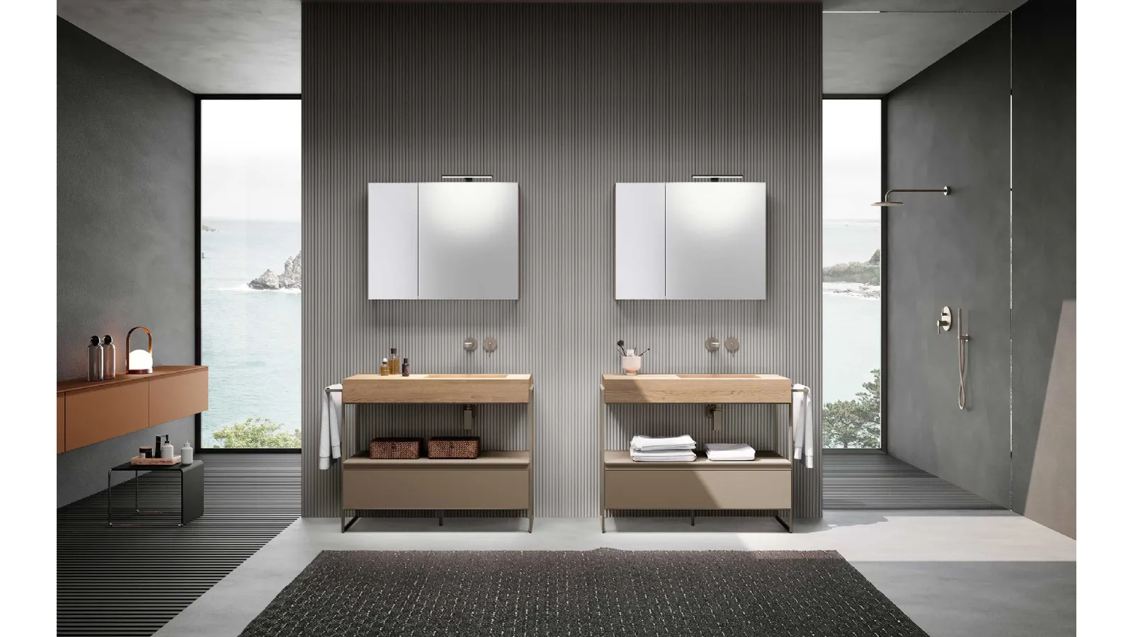 Bathroom furniture M1 System 135 by Baxar