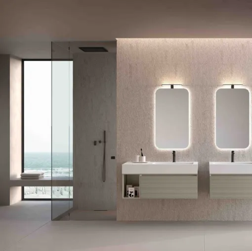 Suspended Bathroom Cabinet M1 System 144 by Baxar