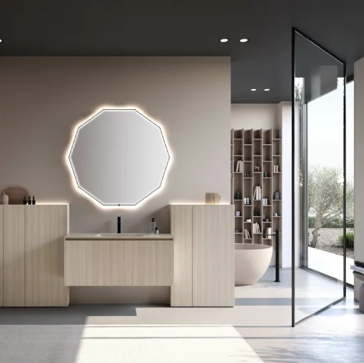 Suspended bathroom cabinet M3 System 342 by Baxar.