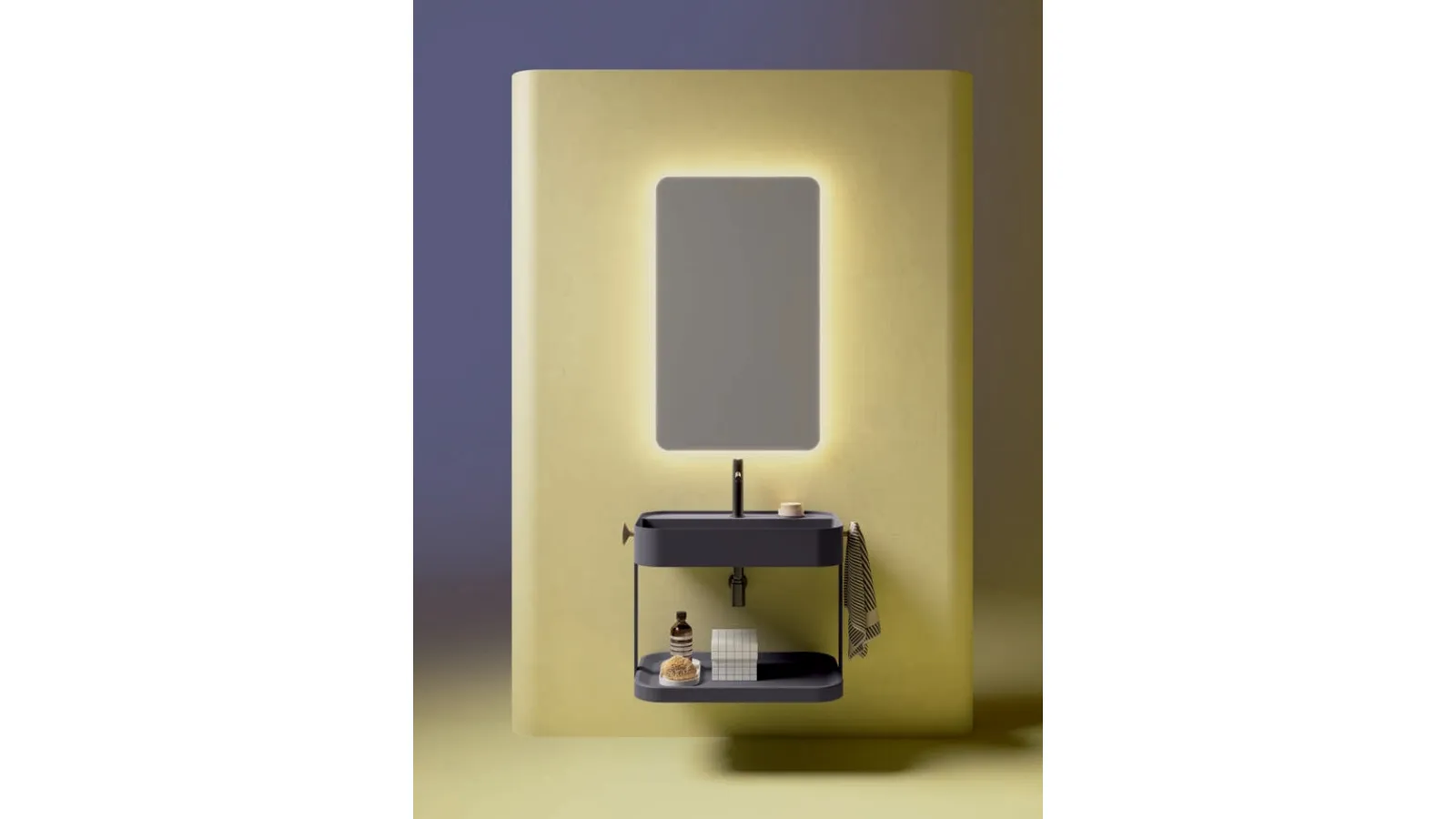 Tape 01 Wall-Mounted Bathroom Cabinet by Ardeco
