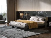 Bull leather bed by Tonin Casa.