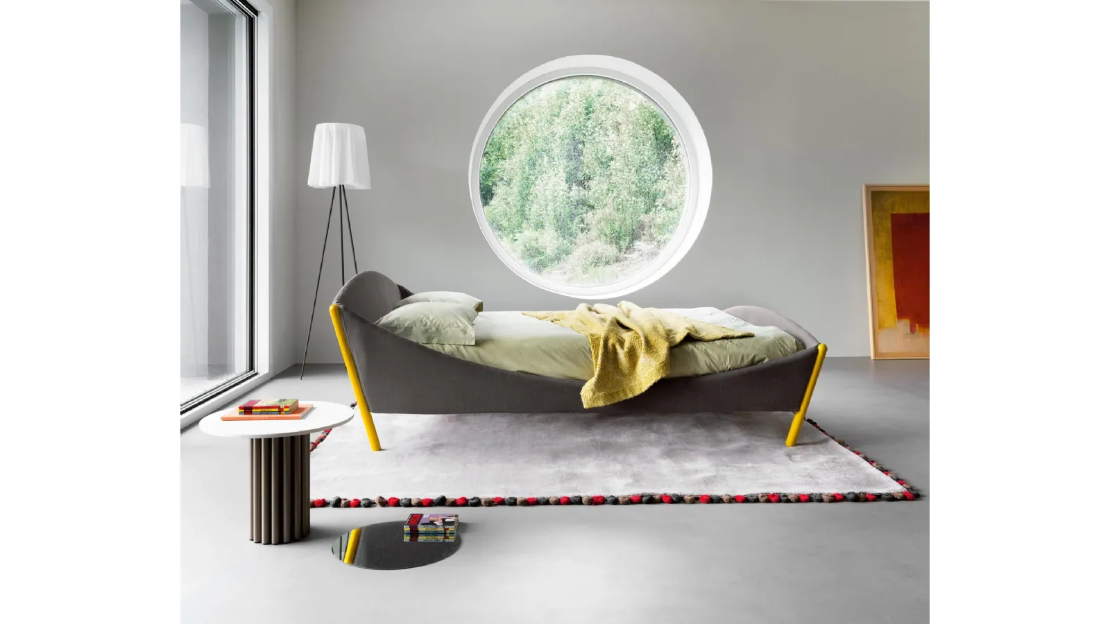 Lullaby fabric bed by Noctis.