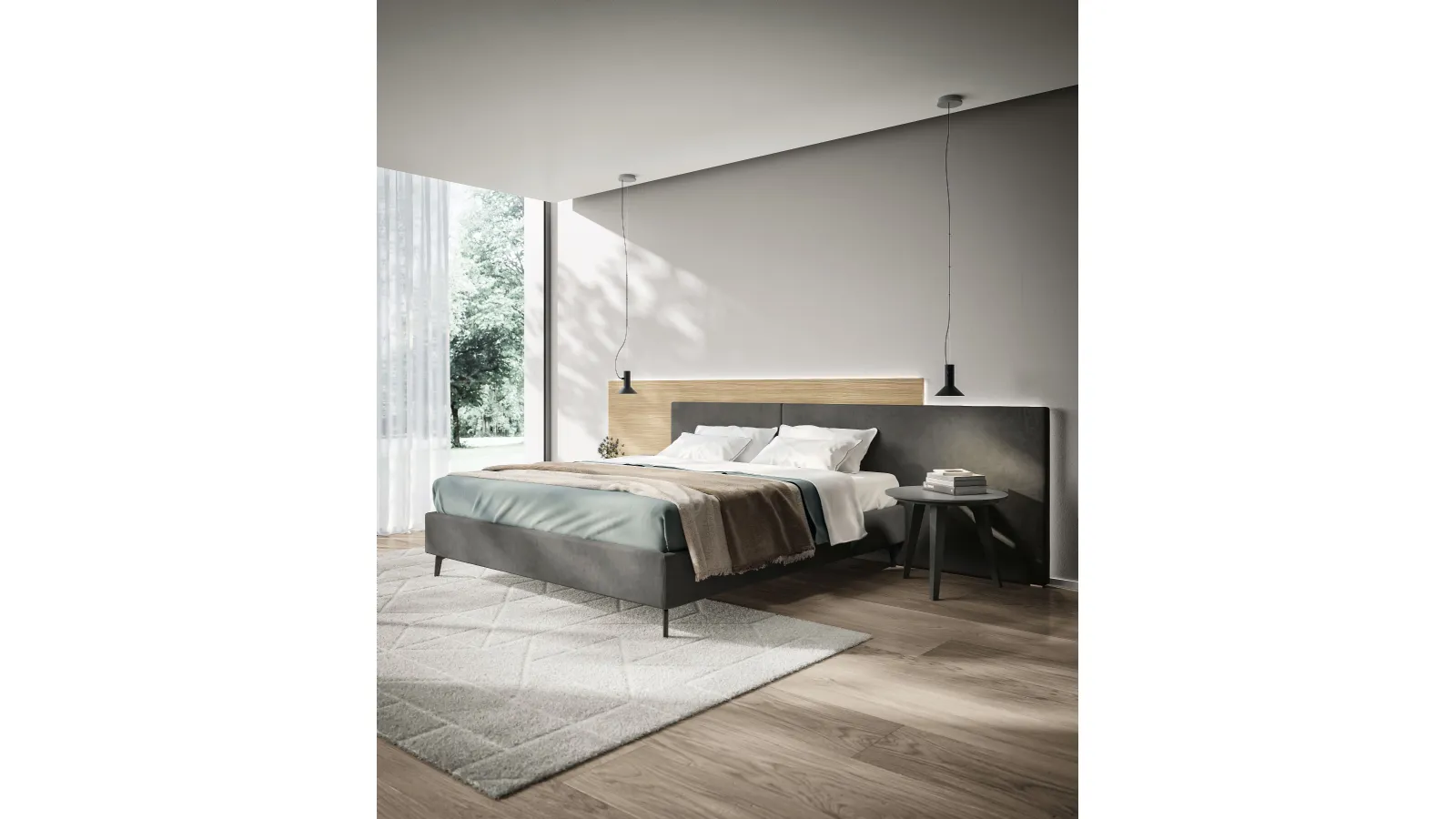 Bed Mood by Spagnol Mobili