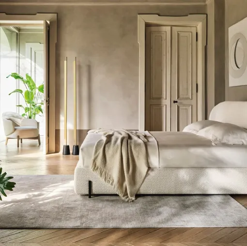 Rendez-Vous upholstered bed by Calligaris