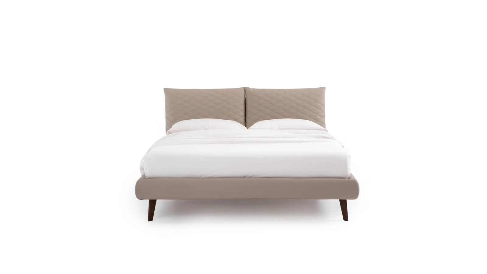 Bed with quilted headboard So Regular by Noctis