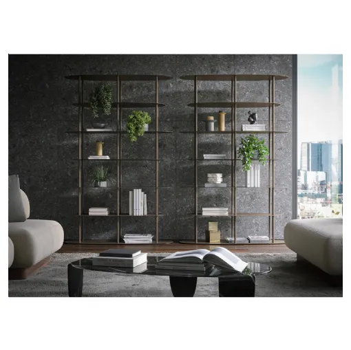 Metal sheet library Oasi XL by Tonin Casa.