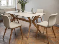 Annie chair in padded fabric by Calligaris.