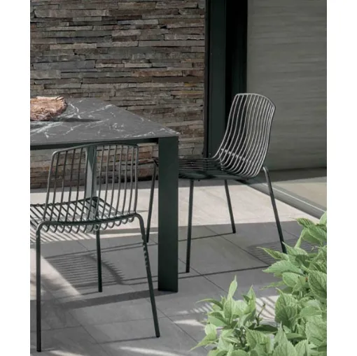 Ariel metal chair by Altacom