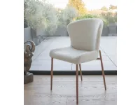 Aurora Chair in Padded Fabric by Altacom