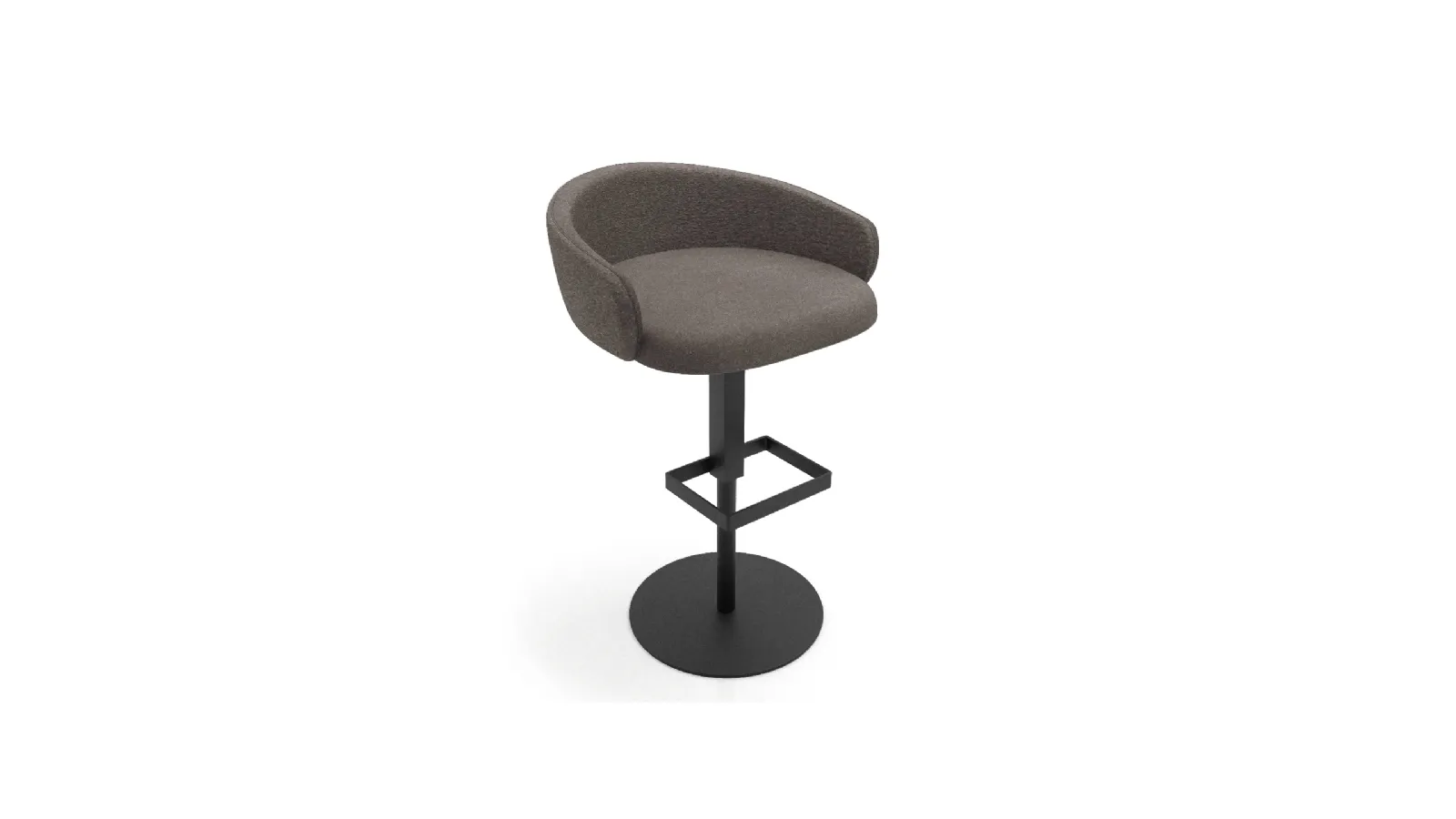 Bubble/C fabric stool by Zamagna