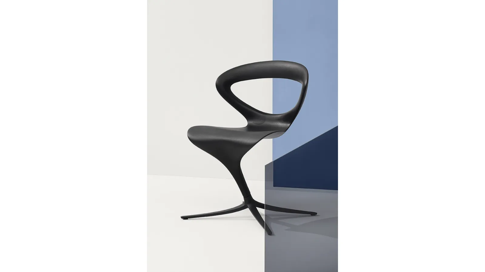 Design chair Callita Chair in polyurethane with black finish by Infiniti.
