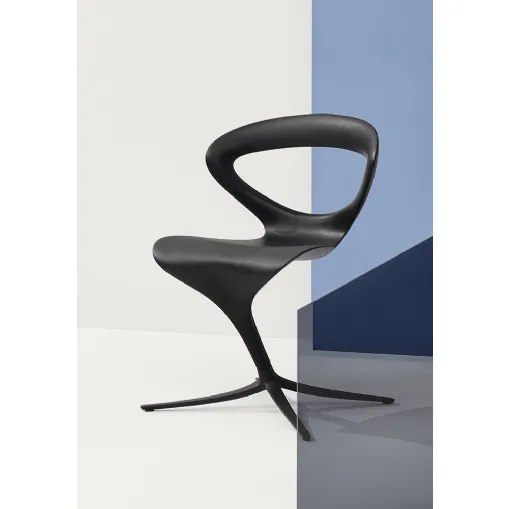 Design chair Callita Chair in polyurethane with black finish by Infiniti.
