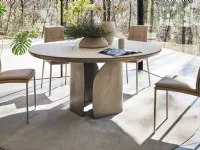 Leather chair Carmen by Calligaris
