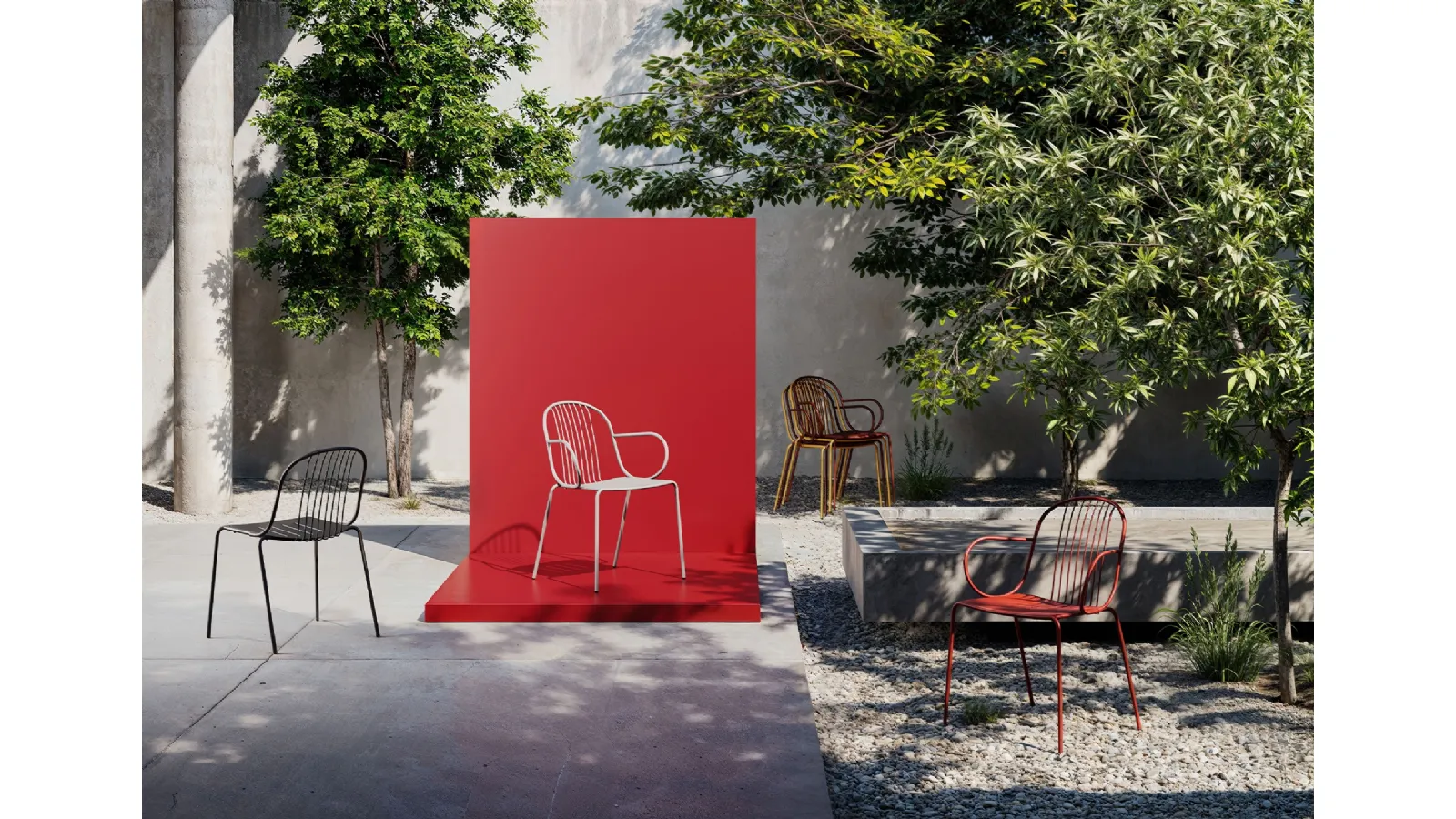 Stackable chair Diane by Infiniti