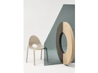 Stackable chair Drop in polypropylene Sand by Infiniti