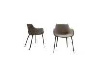 Duke B Velvet Chair by Zamagna