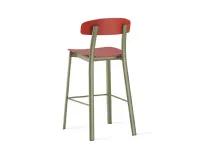 Felucca Pop Kitchen Stool in polypropylene with metal frame by Infiniti.