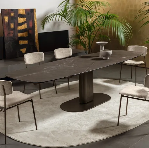 Fifties fabric chair by Calligaris