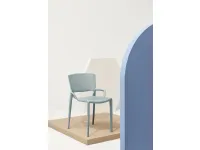 Fiorellina Chair with Perforated Seat and Back in polypropylene by Infiniti.