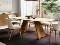 Foyer fabric chair by Calligaris