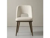 Leather foyer chair by Calligaris.