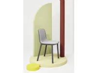 Freya chair in polypropylene with shell internally covered in Infiniti fabric.